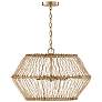 2_Capital Lighting Wren 4 Light Pendant Matte Brass