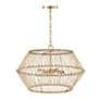 4_Capital Lighting Wren 4 Light Pendant Matte Brass more views