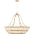Capital Lighting Wren 6 Light Chandelier Matte Brass