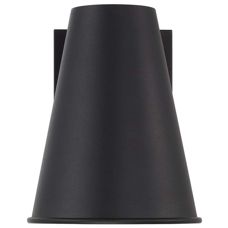 Image 4 Capital Lighting Yardley 1 Light Outdoor Small Wall Lantern 6.5" Black more views