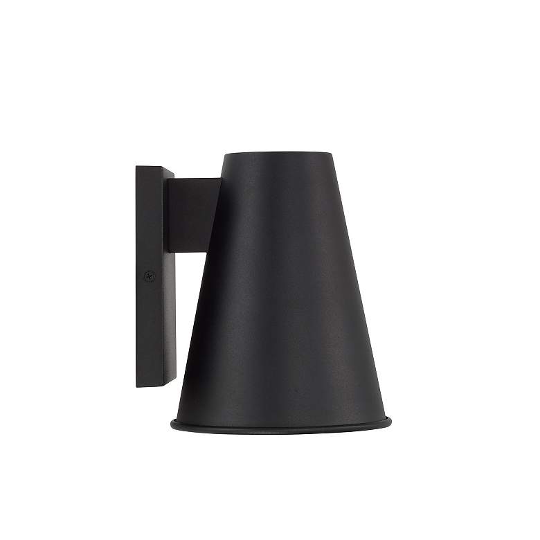 Image 5 Capital Lighting Yardley 1 Light Outdoor Small Wall Lantern 6.5" Black more views