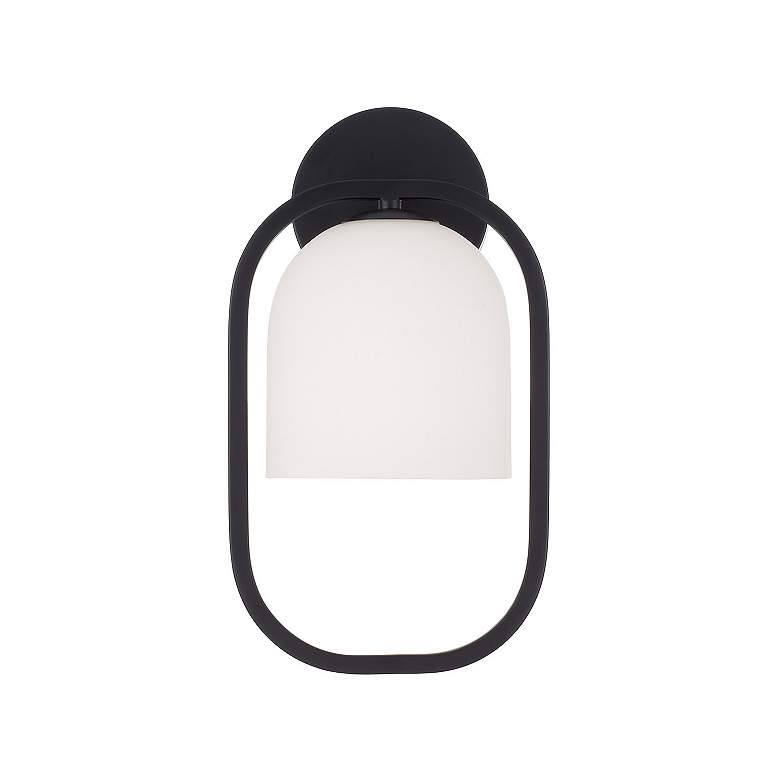 Image 4 Capital Lighting Zeek 1 Light Sconce 7.75" Matte Black more views