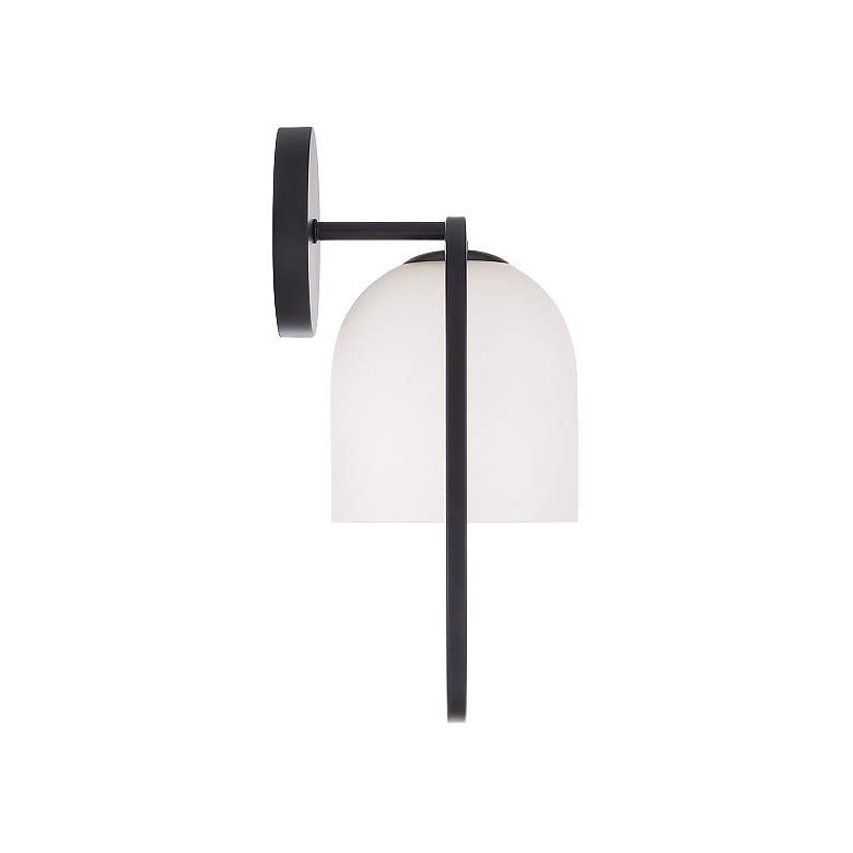 Image 5 Capital Lighting Zeek 1 Light Sconce 7.75" Matte Black more views