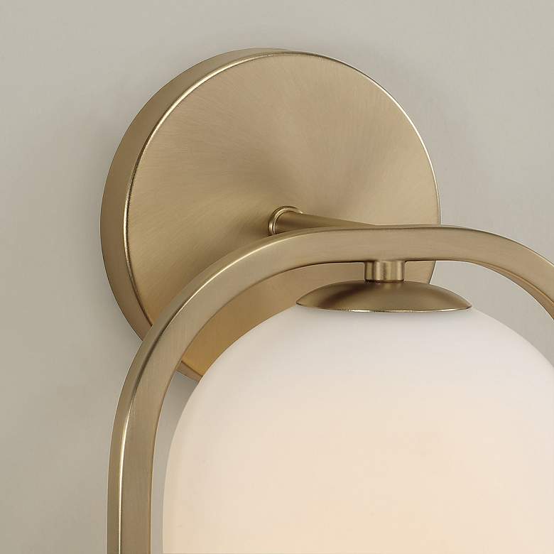 Image 3 Capital Lighting Zeek 1 Light Sconce 7.75" Matte Brass more views