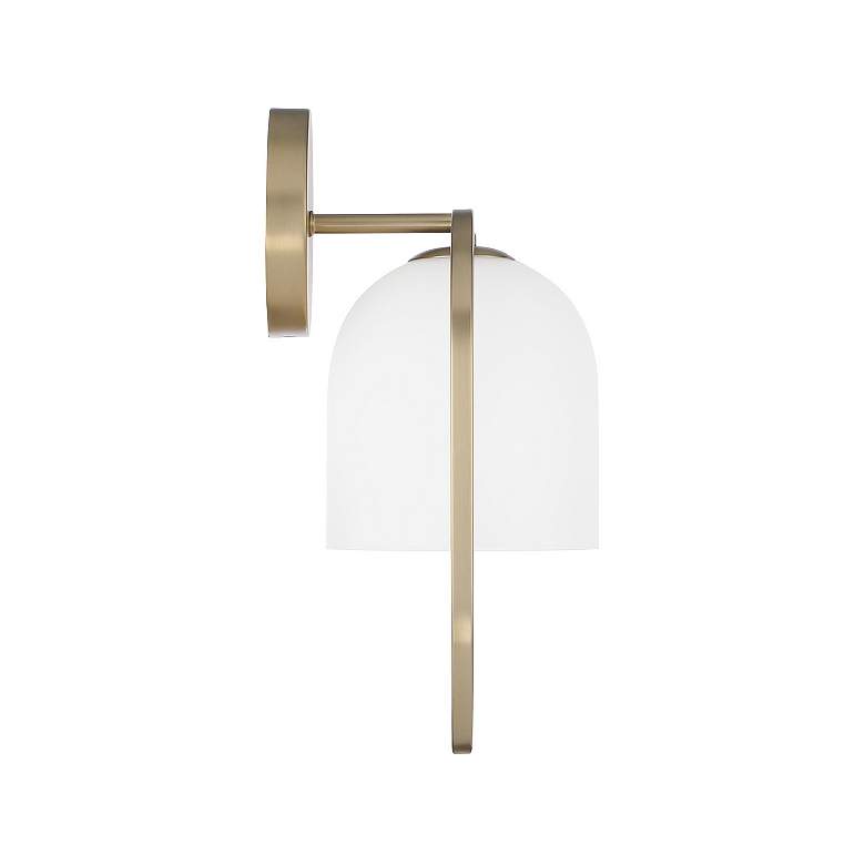 Image 5 Capital Lighting Zeek 1 Light Sconce 7.75" Matte Brass more views