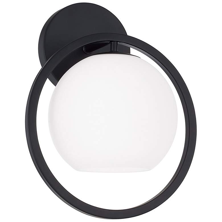 Image 1 Capital Lighting Zeek 1 Light Sconce 9.5" Matte Black