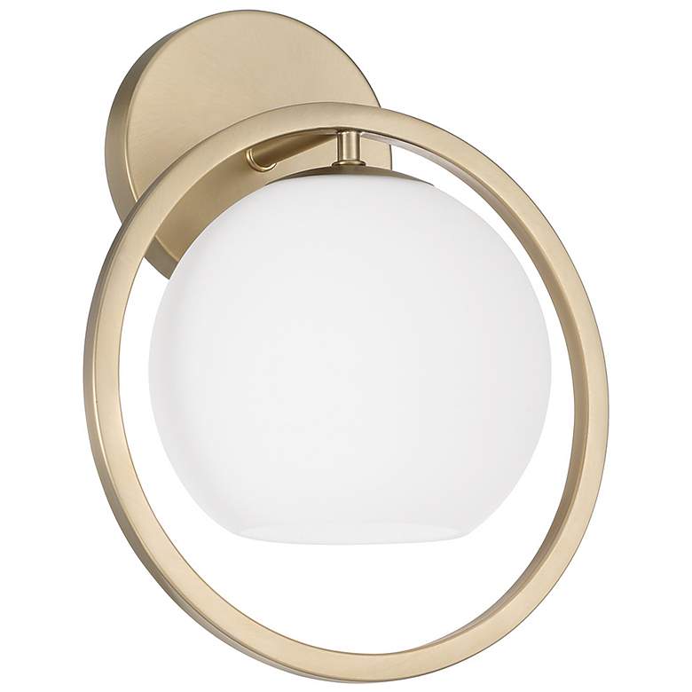 Image 1 Capital Lighting Zeek 1 Light Sconce 9.5" Matte Brass