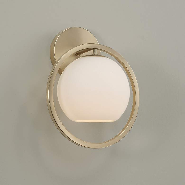 Image 1 Capital Lighting Zeek 1 Light Sconce 9.5" Matte Brass
