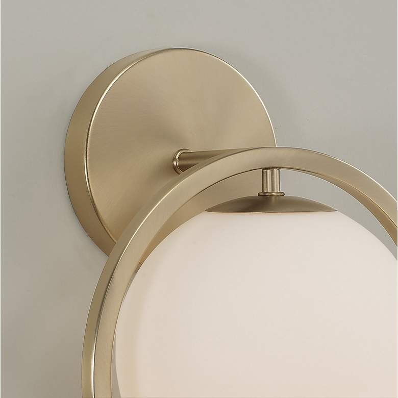 Image 3 Capital Lighting Zeek 1 Light Sconce 9.5" Matte Brass more views