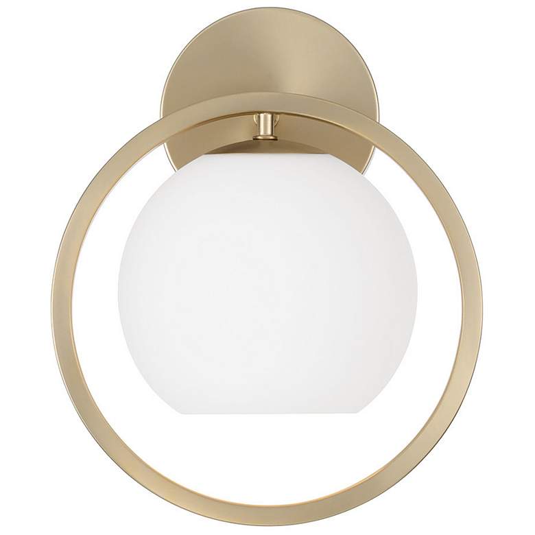 Image 4 Capital Lighting Zeek 1 Light Sconce 9.5" Matte Brass more views