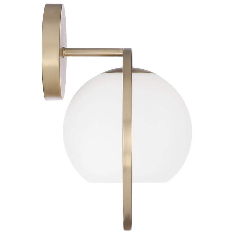 Image 5 Capital Lighting Zeek 1 Light Sconce 9.5" Matte Brass more views
