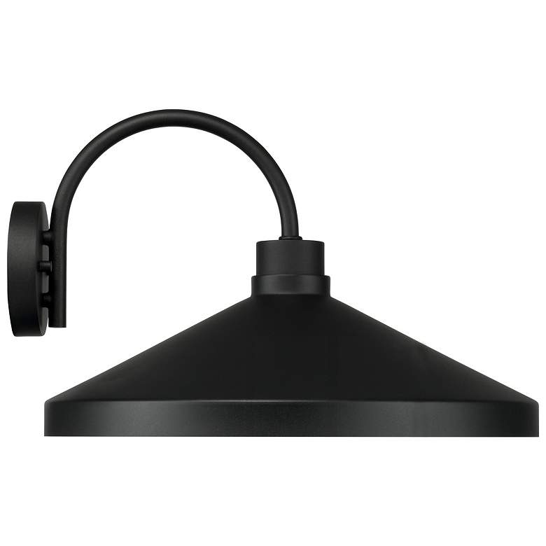 Image 5 Capital Lofton 11 1/2" High Black Outdoor Barn Wall Light more views