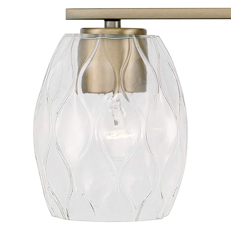 Image 3 Capital Lucas 24" Wide Aged Brass 3-Light Bath Light more views