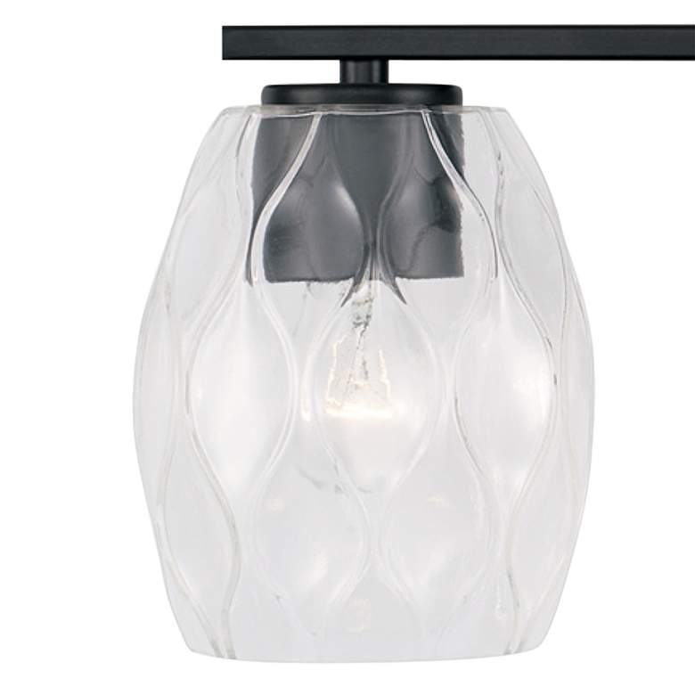 Image 3 Capital Lucas 24" Wide Matte Black 3-Light Bath Light more views