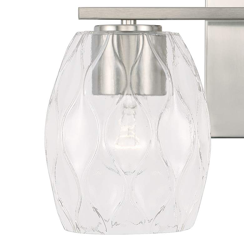Image 3 Capital Lucas 7 3/4" High Brushed Nickel 2-Light Wall Sconce more views