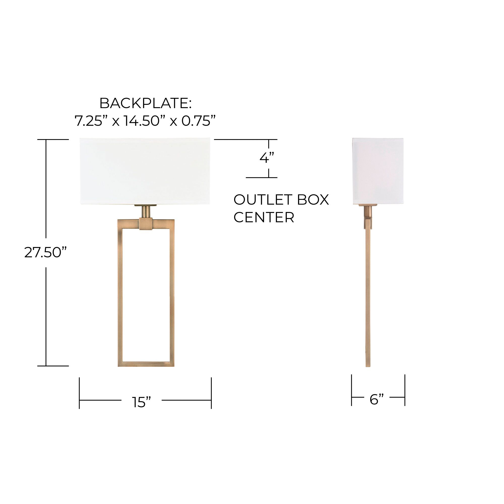 Image 7 Capital Lynden 27 1/2" High Aged Brass 2-Light Wall Sconce more views