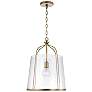 2_Capital Madison 14" Wide Aged Brass Metal Pendant Light
