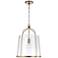 Capital Madison 14" Wide Aged Brass Metal Pendant Light