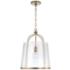 Capital Madison 14" Wide Aged Brass Metal Pendant Light