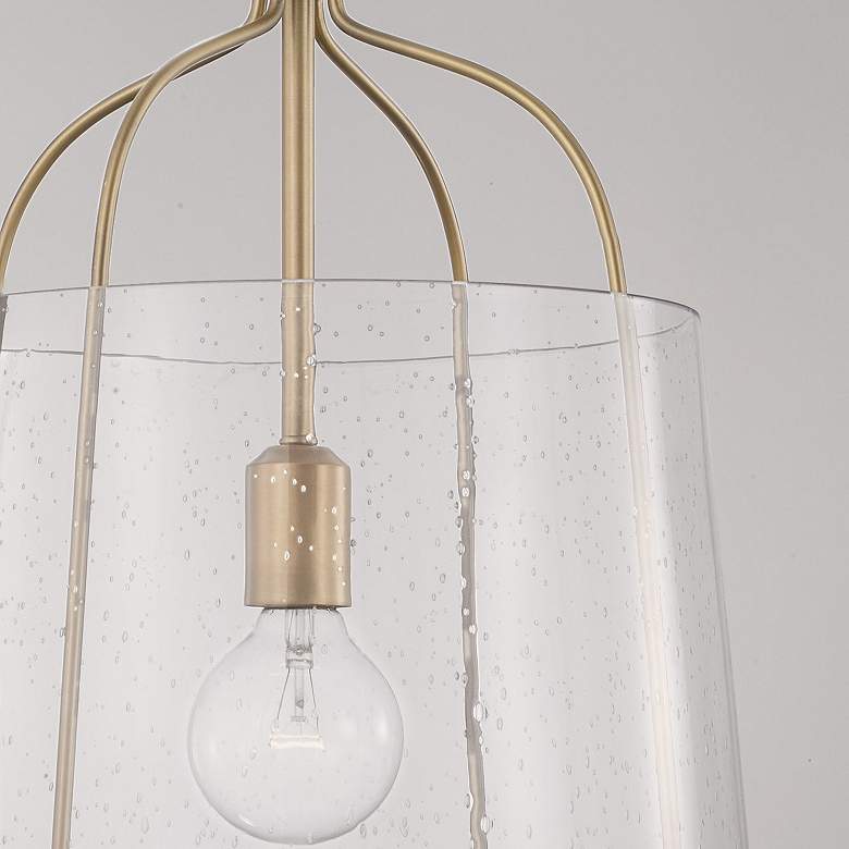 Image 3 Capital Madison 14" Wide Aged Brass Metal Pendant Light more views