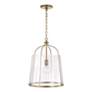 4_Capital Madison 14" Wide Aged Brass Metal Pendant Light more views