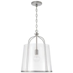 Capital Madison 14" Wide Brushed Nickel Pendant Light
