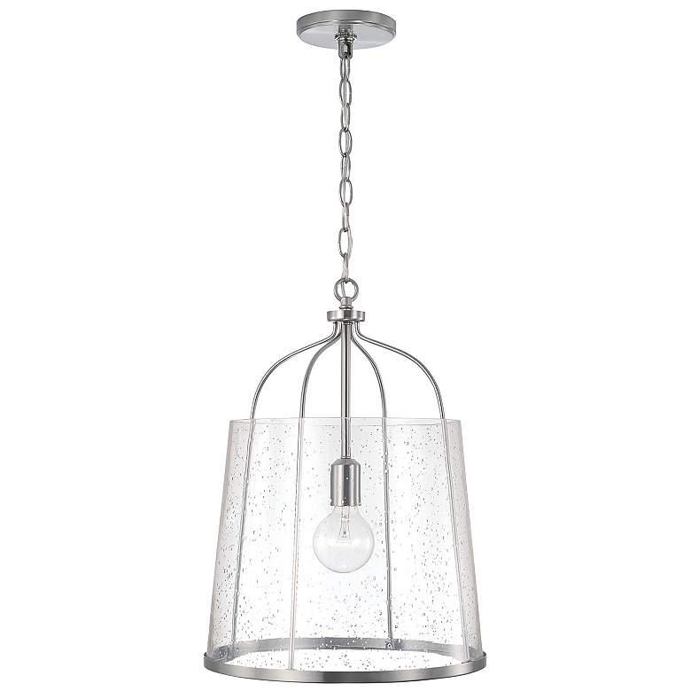 Image 4 Capital Madison 14" Wide Brushed Nickel Pendant Light more views