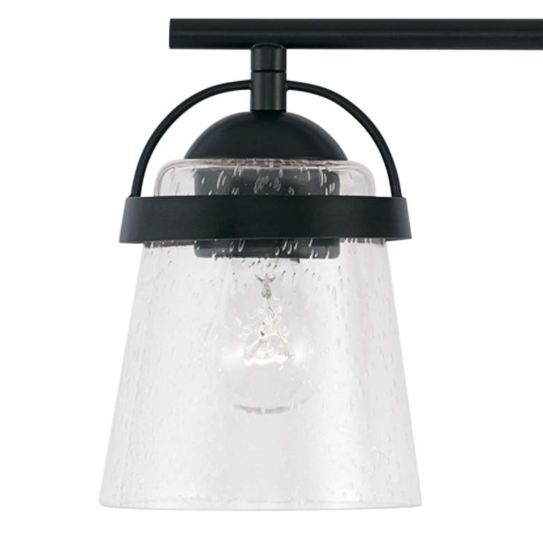 Image 3 Capital Madison 23 1/4" Wide Matte Black 3-Light Bath Light more views