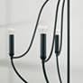 3_Capital Madison 25" Wide Matte Black 5-Light Chandelier more views