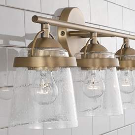 Image3 of Capital Madison 32 1/2" Wide Aged Brass 4-Light Bath Light more views