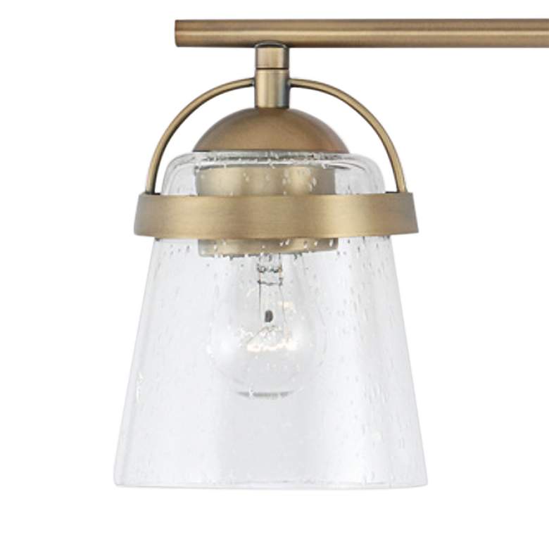 Image 3 Capital Madison 32 1/2" Wide Aged Brass 4-Light Bath Light more views