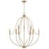 Capital Madison 32 1/2" Wide Aged Brass 9-Light Chandelier