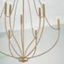 3_Capital Madison 32 1/2" Wide Aged Brass 9-Light Chandelier more views