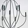 4_Capital Madison 32 1/2" Wide Matte Black 9-Light Chandelier more views