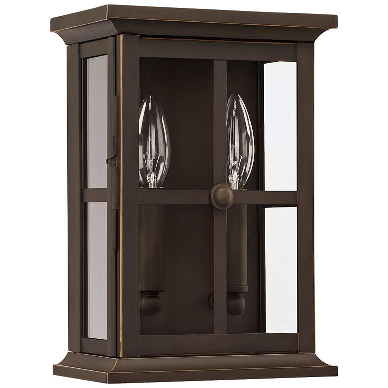 Image 1 Capital Mansell 11" High Oiled Bronze Outdoor Wall Light