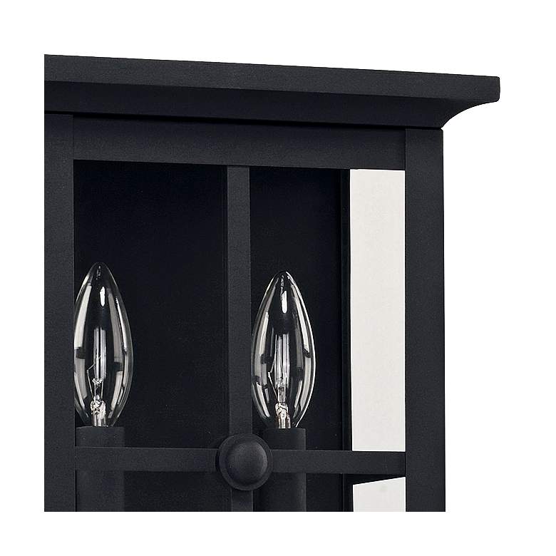 Image 2 Capital Mansell 14" High Black Outdoor Wall Light more views