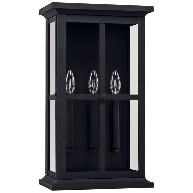 Image 1 Capital Mansell 20" High Black Outdoor Wall Light