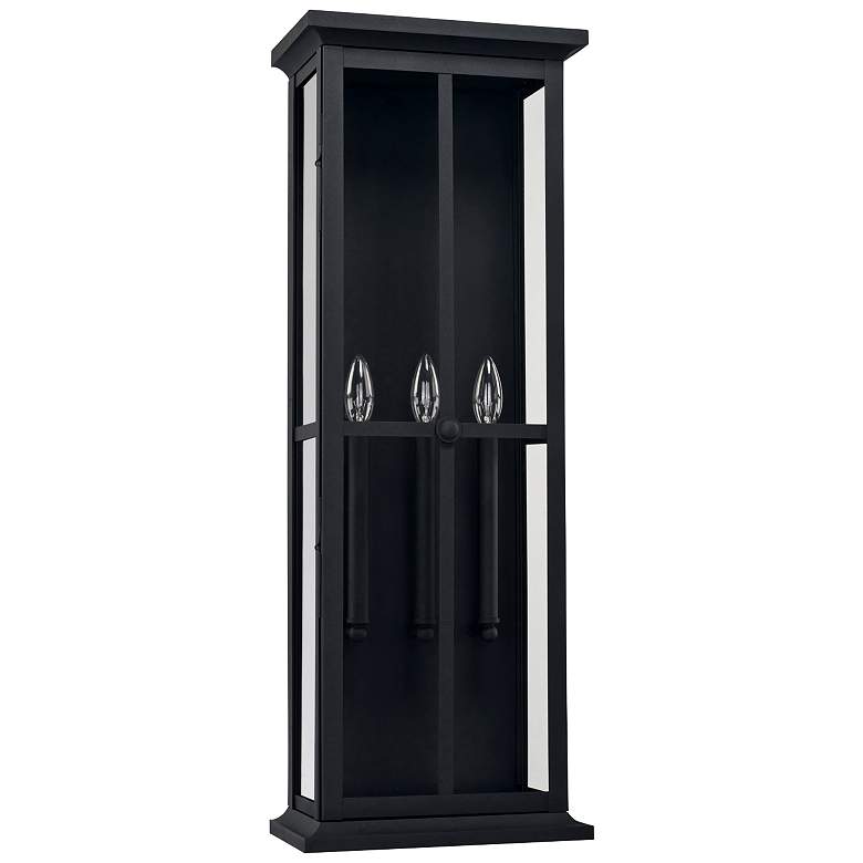 Image 2 Capital Mansell 32" High Black Outdoor Wall Light