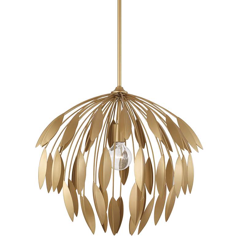Image 2 Capital Margeaux 20" Wide Bufted Gold Metal Pendant Light