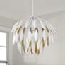 1_Capital Margeaux 20" Wide Matte White Pendant Light