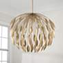 1_Capital Margeaux 28" Wide Bufted Gold Metal 5-Light Pendant