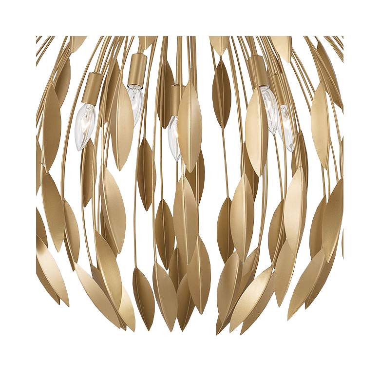Image 3 Capital Margeaux 28" Wide Bufted Gold Metal 5-Light Pendant more views