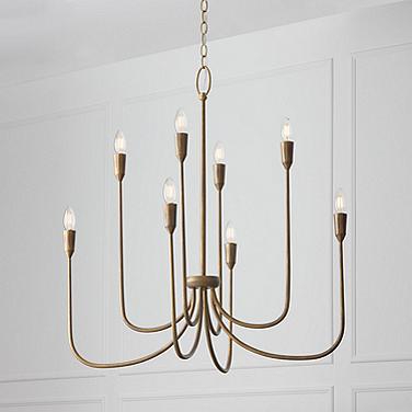 Capital Marley 33" Wide Mystic Bronze 8-Light Chandelier