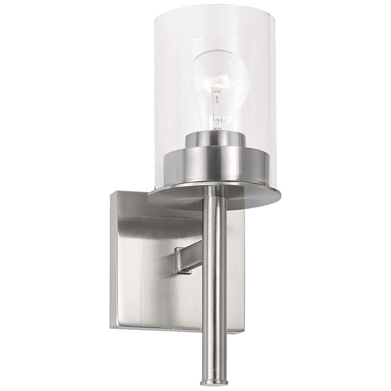 Image 2 Capital Mason 13" High Brushed Nickel Wall Sconce