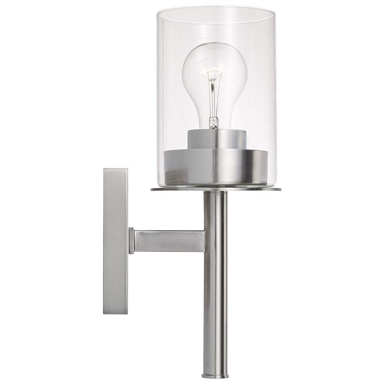 Image 4 Capital Mason 13" High Brushed Nickel Wall Sconce more views