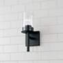 2_Capital Mason 13" High Matte Black Wall Sconce