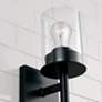 4_Capital Mason 13" High Matte Black Wall Sconce more views