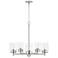 Capital Mason 26" Wide Brushed Nickel 5-Light Chandelier