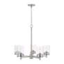 4_Capital Mason 26" Wide Brushed Nickel 5-Light Chandelier more views