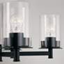 Thumbnail3 of Capital Mason 26" Wide Matte Black 5-Light Chandelier more views